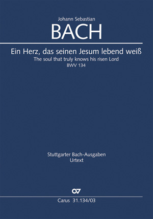 Ein Herz, das seinen Jesum lebend weiß (Klavierauszug) - Johann Sebastian Bach