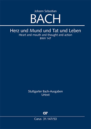 Herz und Mund und Tat und Leben (Klavierauszug) - Johann Sebastian Bach