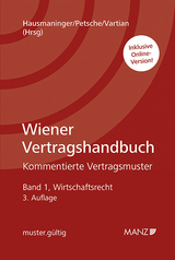 Wiener Vertragshandbuch Wirtschaftsrecht I - 