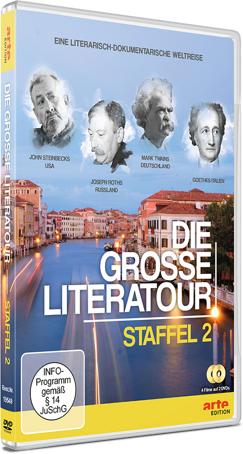 Die große Literatour 2, 2 DVDs