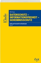 Datenschutz - Informationsfreiheit - Geheimnisschutz - 