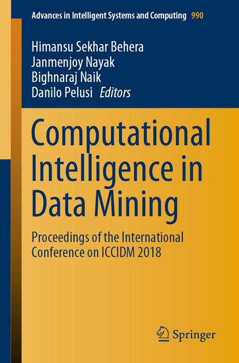 Computational Intelligence in Data Mining - 