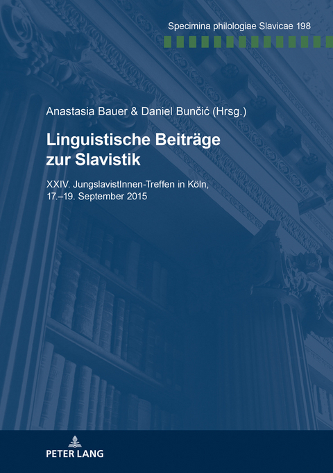 Linguistische Beiträge zur Slavistik - 