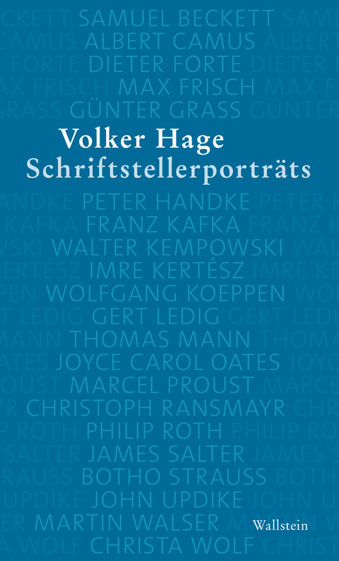 Schriftstellerporträts - Volker Hage