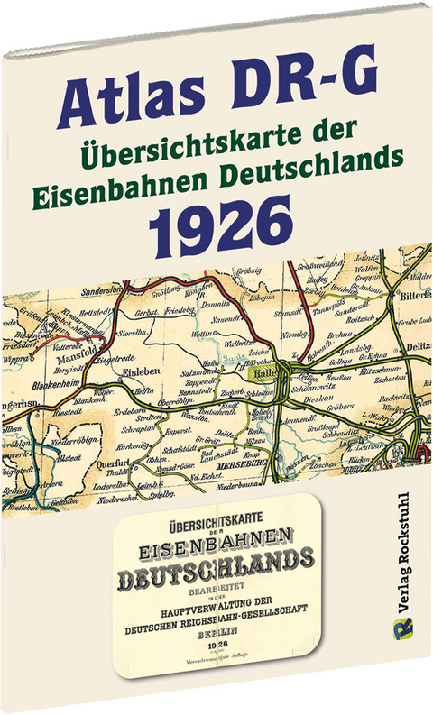 ATLAS DR-G 1926 - Übersichtskarte der Eisenbahnen Deutschlands - 