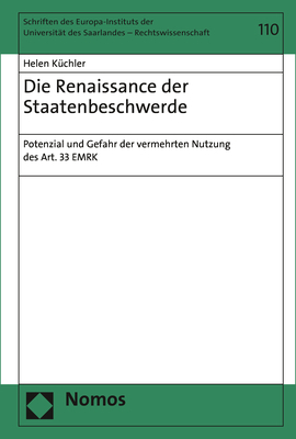 Die Renaissance der Staatenbeschwerde - Helen Küchler