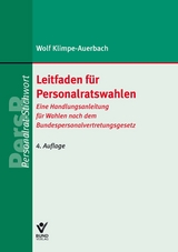 Leitfaden für Personalratswahlen - Wolf Klimpe-Auerbach