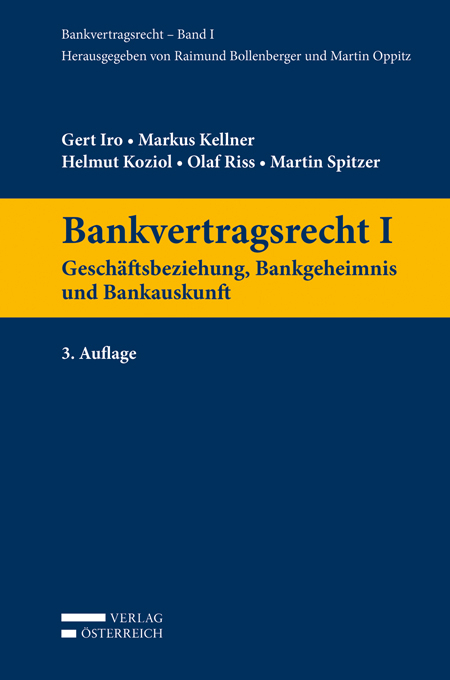 Bankvertragsrecht I - 