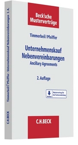 Unternehmenskauf - Nebenvereinbarungen - Timmerbeil, Sven; Pfeiffer, Gero