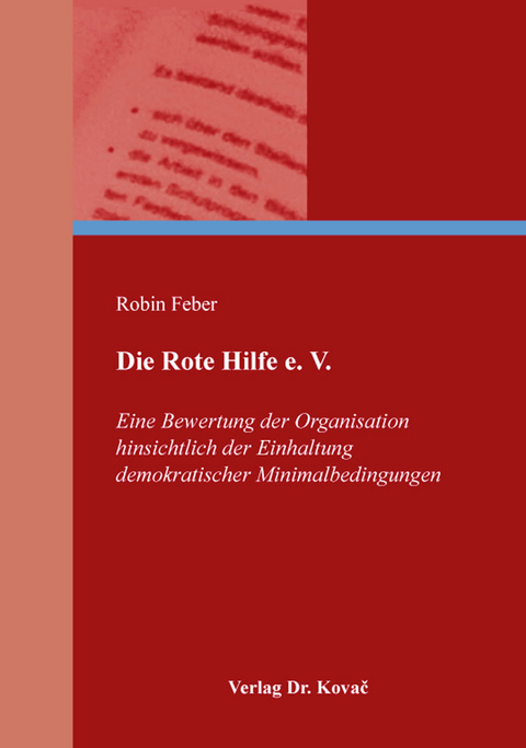 Die Rote Hilfe e. V. - Robin Feber