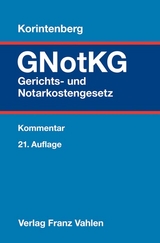 Gerichts- und Notarkostengesetz - 