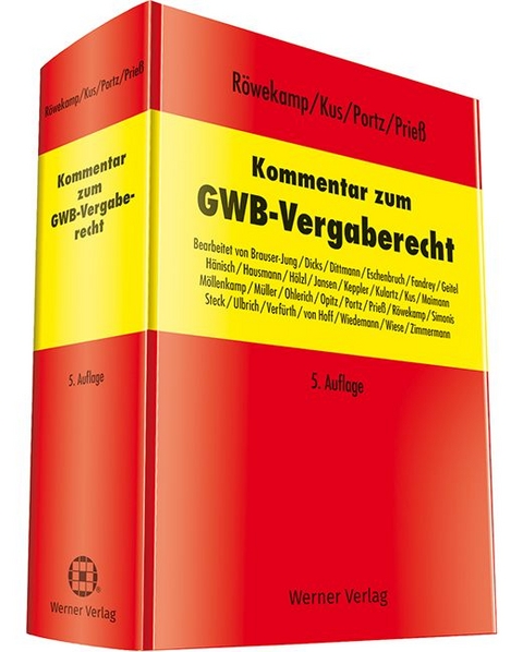 Kommentar zum GWB - Vergaberecht - 