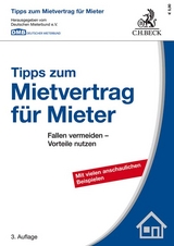 Tipps zum Mietvertrag für Mieter - Ropertz, Ulrich; Deutschen Mieterbund e.V.