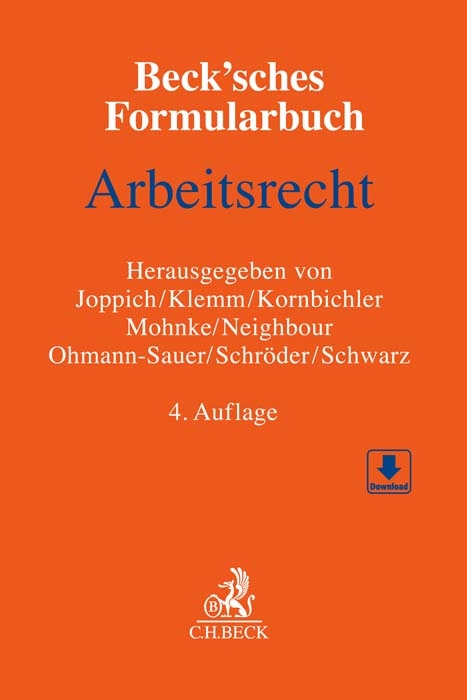 Beck'sches Formularbuch Arbeitsrecht - 