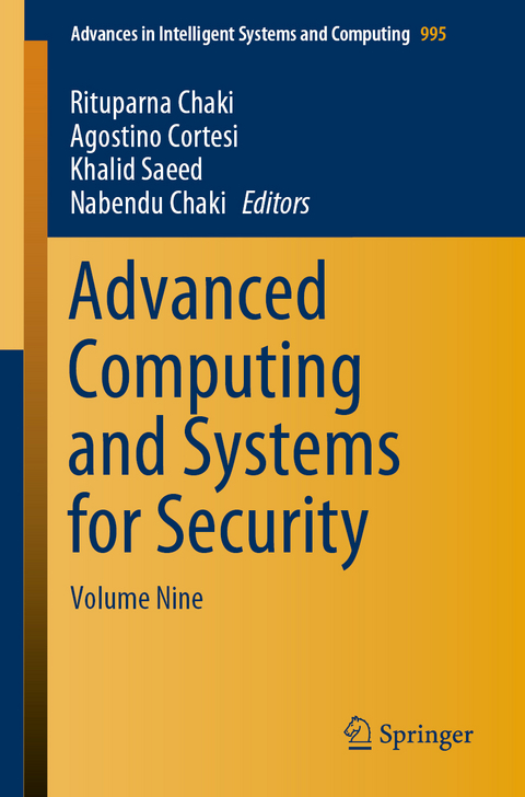 Advanced Computing and Systems for Security - 