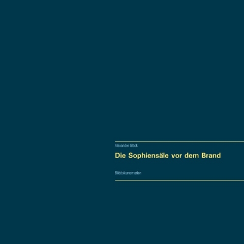 Die Sophiensäle vor dem Brand. Vollständiger Reprint in Originalgröße. - Alexander Glück