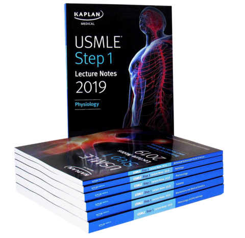 USMLE Step 1 Lecture Notes 2019:  7-Book Set -  Kaplan Medical