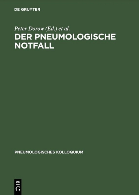 Der pneumologische Notfall - 