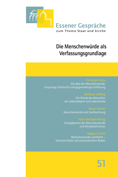 Essener Gespräche zum Thema Staat und Kirche, Band 51 - 