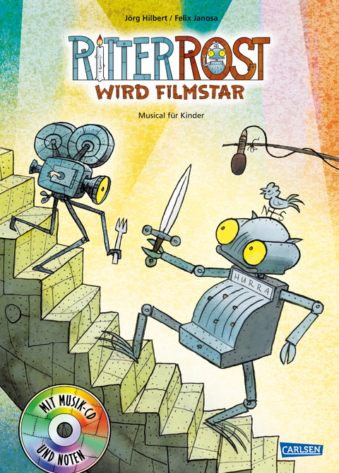 Ritter Rost 13: Ritter Rost wird Filmstar (Ritter Rost mit CD und zum Streamen, Bd. 13) - Jörg Hilbert, Felix Janosa