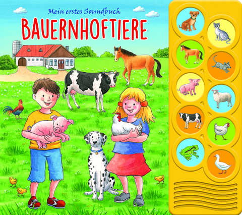 10-Button-Soundbuch, Bauernhoftiere - Birgit Förster