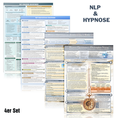 [4er-Set] Das NLP & Hypnose Lern- und Weiterbildungs-Set (2024), 4 Teile - Gaby Cammerer, Samuel Cremer,  www.futurepacemedia.de