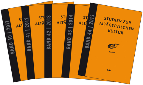 Studien zur altägyptischen Kultur Bd 40–44 Sonderangebot - 