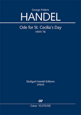 Ode for St. Cecilias Day (Klavierauszug) - Georg Friedrich Händel