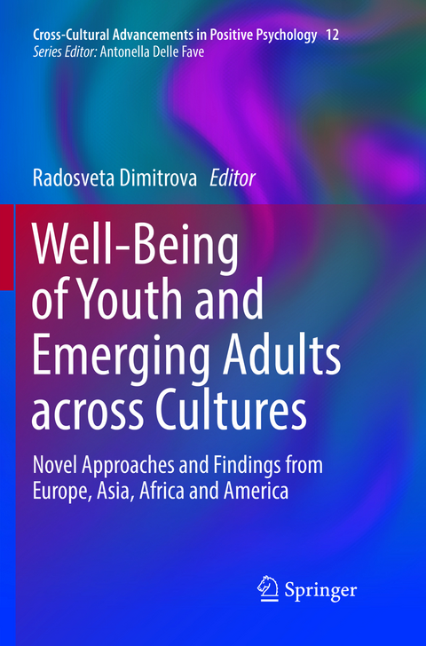 Well-Being of Youth and Emerging Adults across Cultures - 