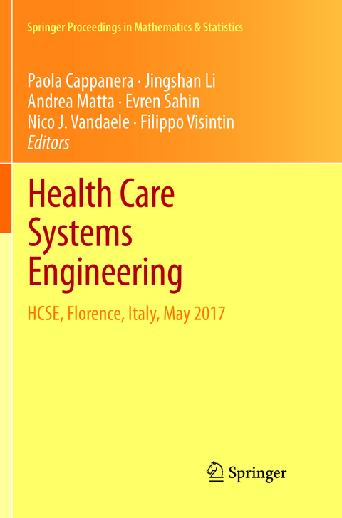 Health Care Systems Engineering - 