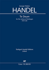 Te Deum for the Victory of Dettingen (Klavierauszug) - Georg Friedrich Händel