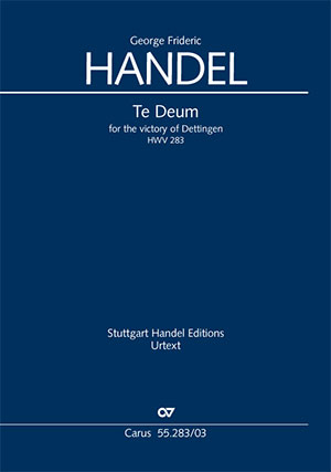 Te Deum for the Victory of Dettingen (Klavierauszug) - Georg Friedrich Händel