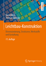 Leichtbau-Konstruktion - Klein, Bernd; Gänsicke, Thomas