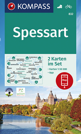 KOMPASS Wanderkarte Spessart - 