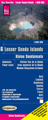 Reise Know-How Landkarte Kleine Sundainseln / Lesser Sunda Islands (1:800.000) - Bali, Lombok, Sumbawa, Sumba, Flores, Timor, Alor, Wetar - Karte Indonesien 6 - Peter Rump, Reise Know-How Verlag