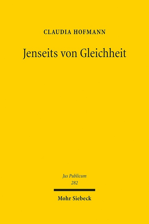 Jenseits von Gleichheit - Claudia Hofmann