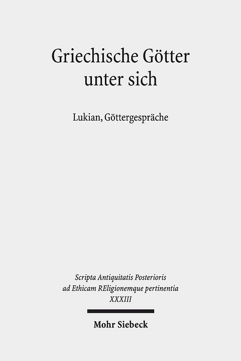 Griechische Götter unter sich - 