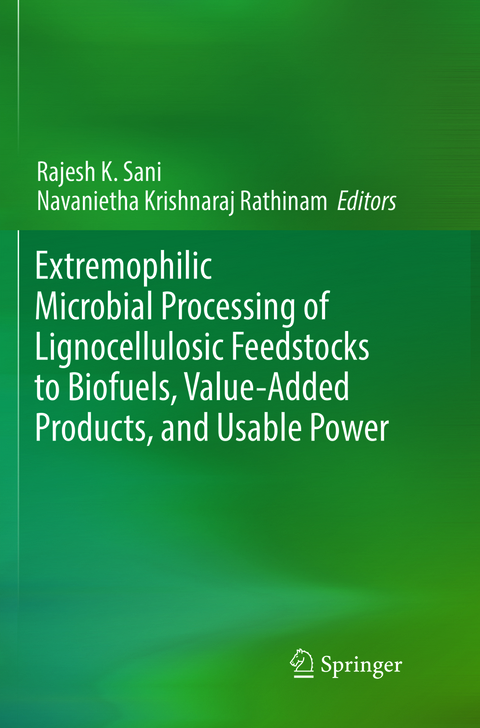 Extremophilic Microbial Processing of Lignocellulosic Feedstocks to Biofuels, Value-Added Products, and Usable Power - 