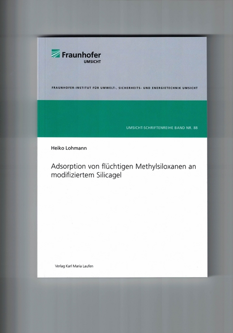 Adsorption von flüchtigen Methylsiloxanen an modifiziertem Silicagel - Heiko Lohmann