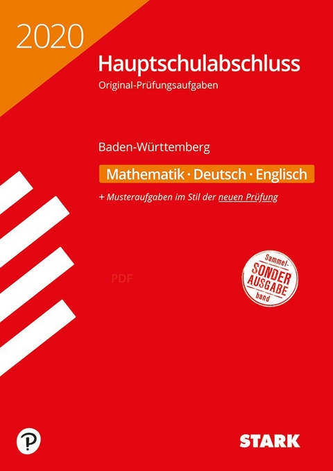 STARK Original-Prüfungen Hauptschulabschluss 2020 - Mathematik, Deutsch, Englisch 9. Klasse - BaWü