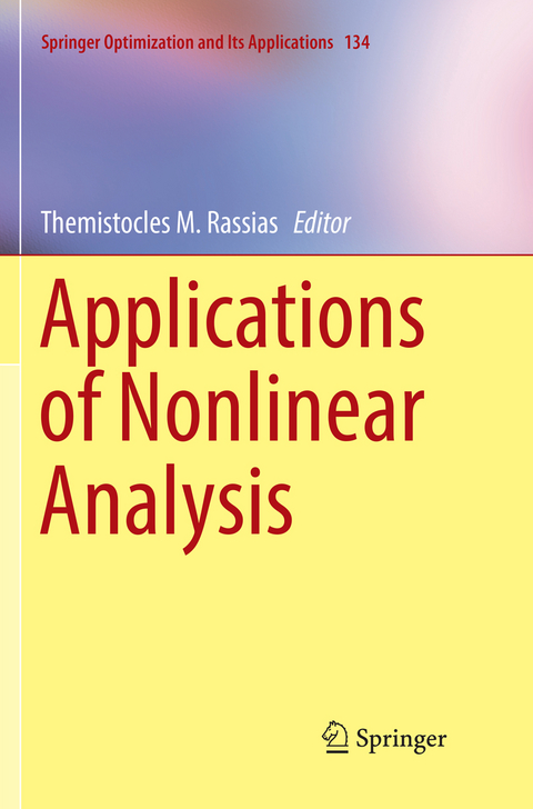 Applications of Nonlinear Analysis - 