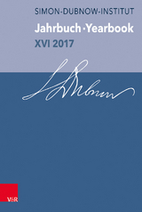 Jahrbuch des Dubnow-Instituts / Dubnow Institute Yearbook XVI/2017 - 