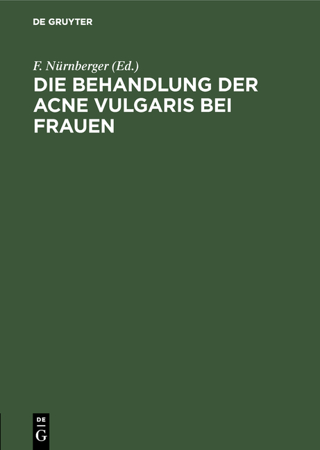 Die Behandlung der Acne vulgaris bei Frauen - 