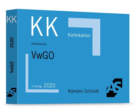 Karteikarten VwGO - Horst Wüstenbecker