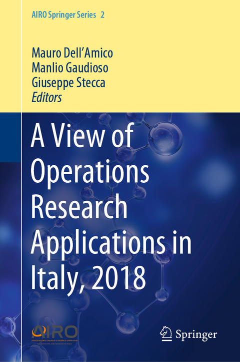 A View of Operations Research Applications in Italy, 2018 - 