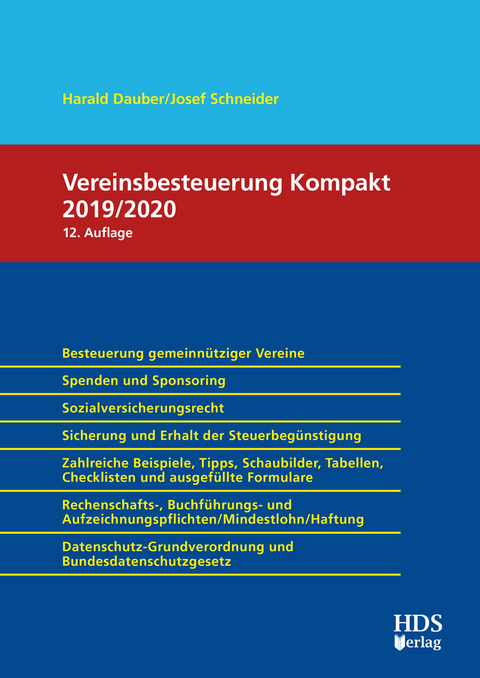 Vereinsbesteuerung Kompakt 2019/2020 - Harald Dauber, Josef Schneider