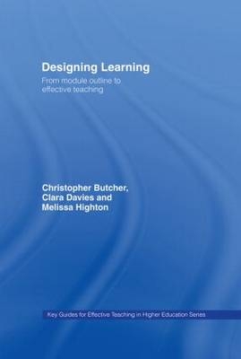 Designing Learning -  Christopher Butcher,  Clara Davies,  Melissa Highton