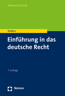 Einführung in das deutsche Recht - Gerhard Robbers