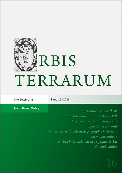 Orbis Terrarum 16 (2018) - 