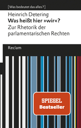 Was heißt hier »wir«? - Heinrich Detering